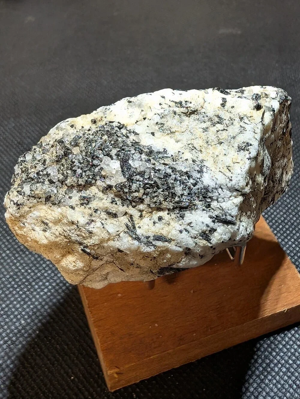 Raw Black Tourmaline In Quartz Specimen